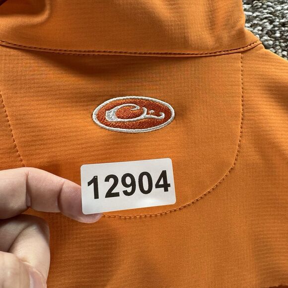 Clemson Tigers Vest Mens Medium Orange Drake Waterfowl Full Zip Outdoors Hunting - Picture 11 of 11